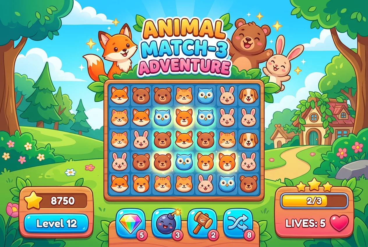 Animal Discovery Maatch 3 Journey