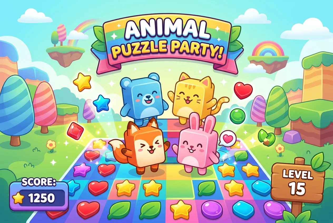 Block Animal Puzzle